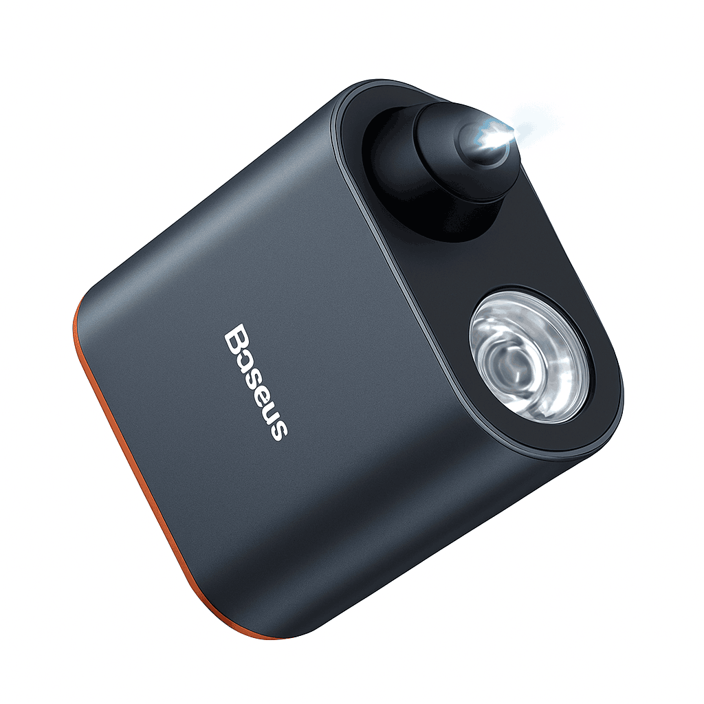 Car Emergency Hammer with Seatbelt Cutter & LED Safety Lamp-Black