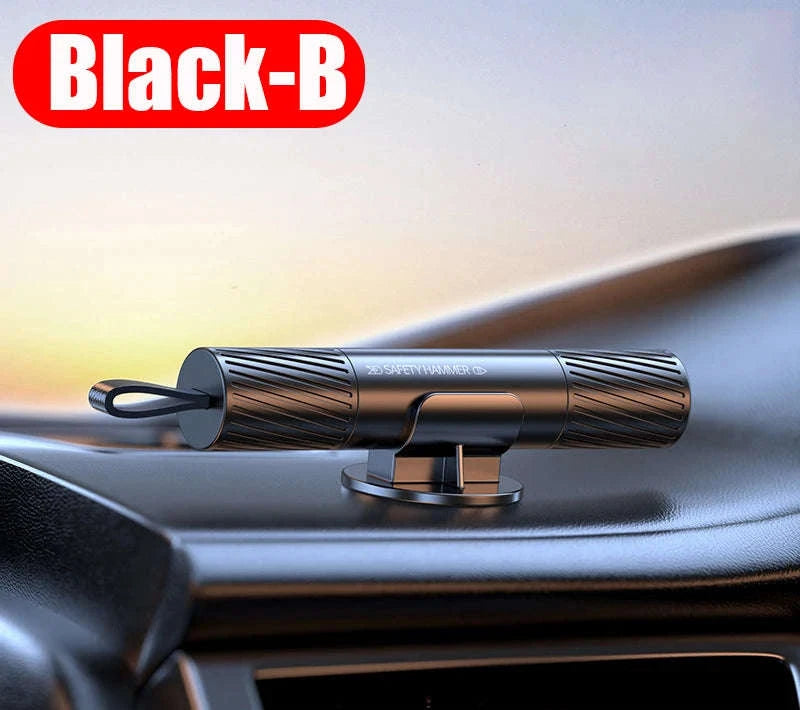Car Emergency Window Breaker and Seat Belt Cutter-Black A / China Mainland
