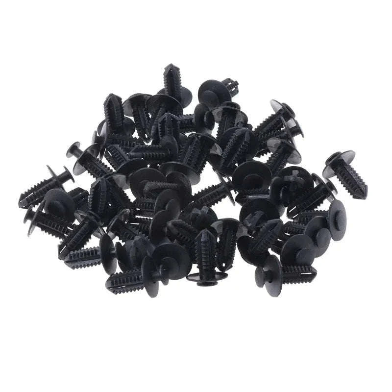 Car Fastener Clips Mixed Push Retainer Pin Rivet Kit-D 100Pcs (Bagged)