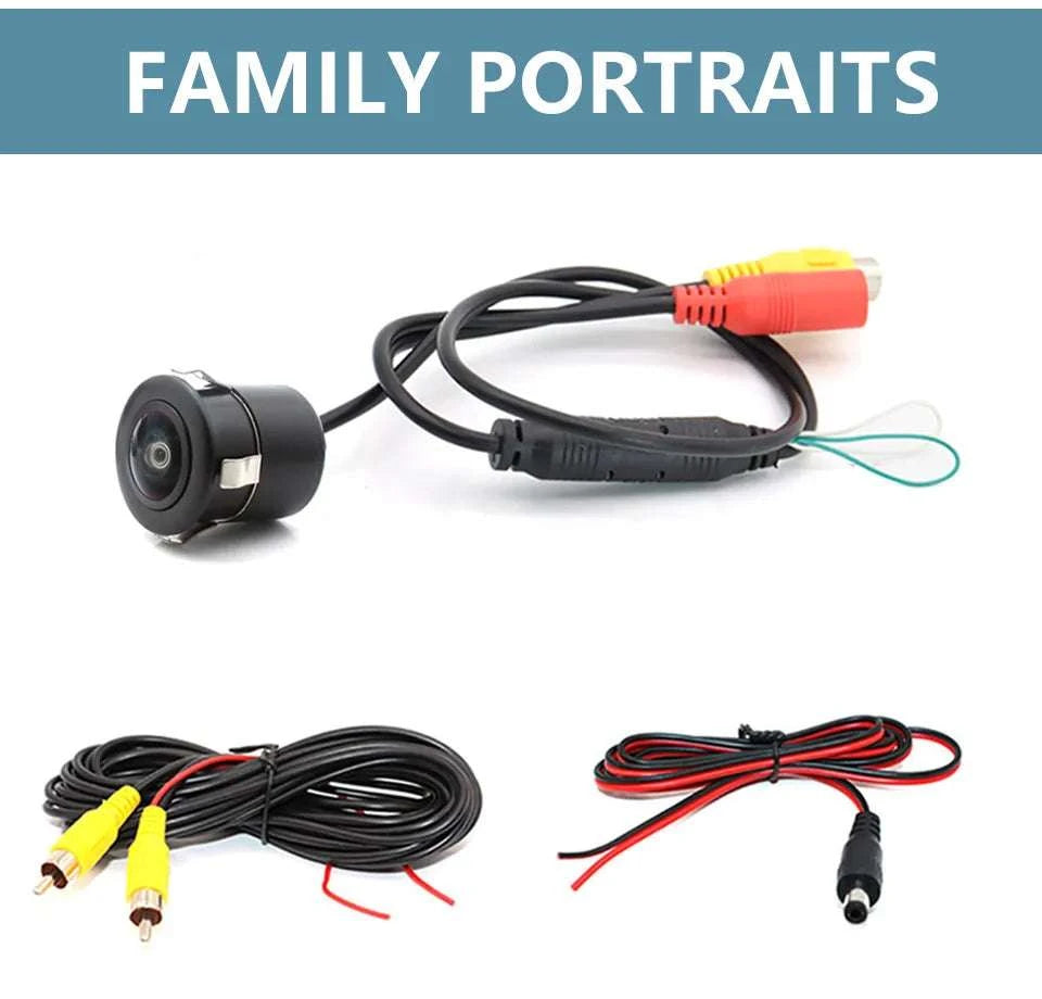 Car Front & Rear View Camera 1080P Wide Angle Night Vision Waterproof-AHD 1080P