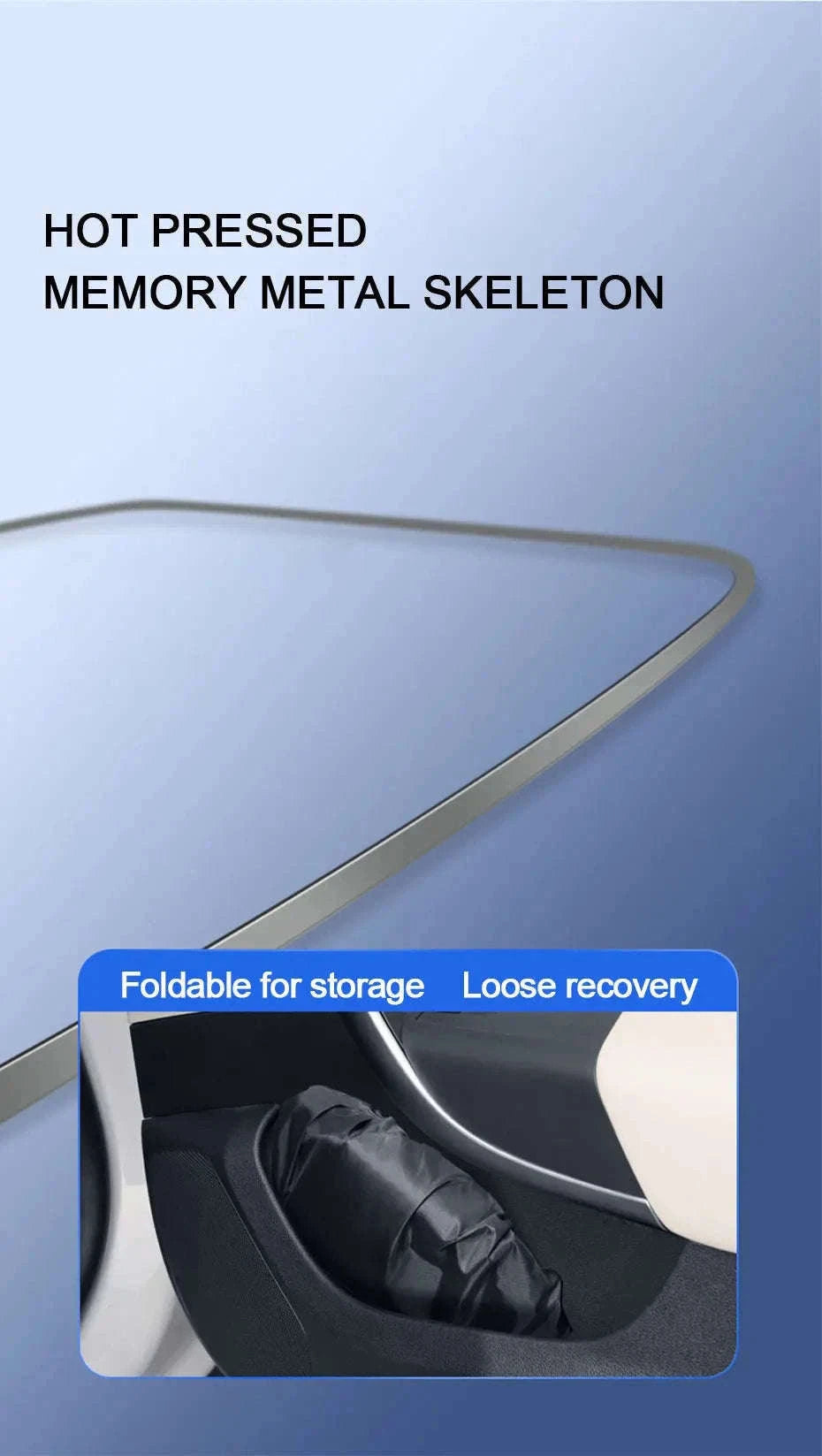 Car Front Sunshade Foldable Windshield Sun Blocker-Large size