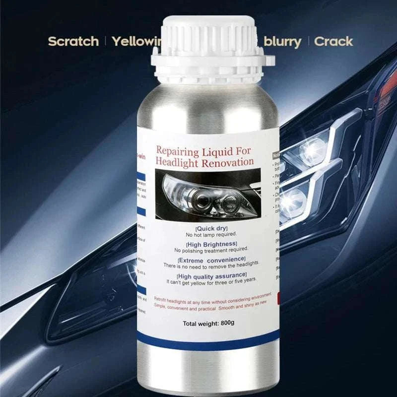 Car Headlight Restoration Liquid 800ml Polymer Polish Cleaner-800g Repair Fluid X2 / Poland