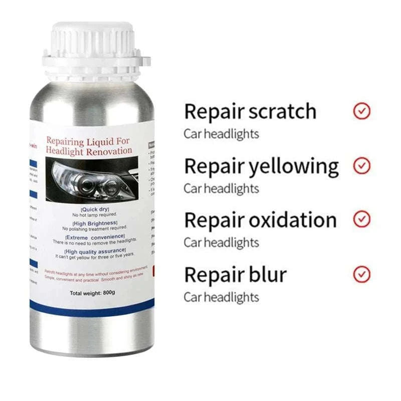 Car Headlight Restoration Liquid 800ml Polymer Polish Cleaner-800g Repair Fluid X2 / Poland