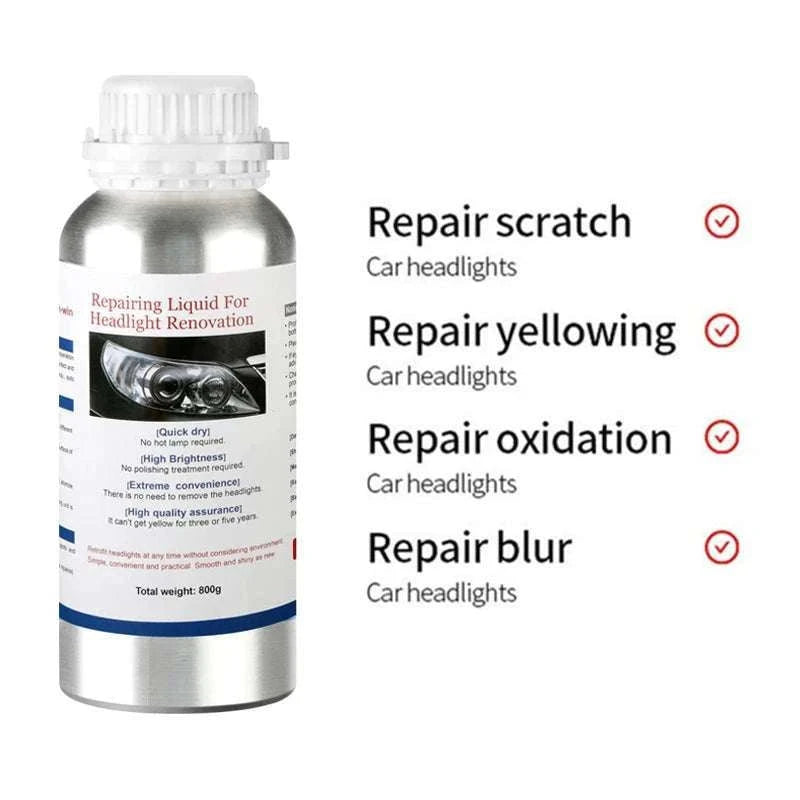Car Headlight Restoration Liquid 800ml Polymer Polish Cleaner-800g Repair Fluid X2 / Poland