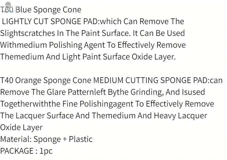 Car Hub Polishing Sponge Grinding Head-Red