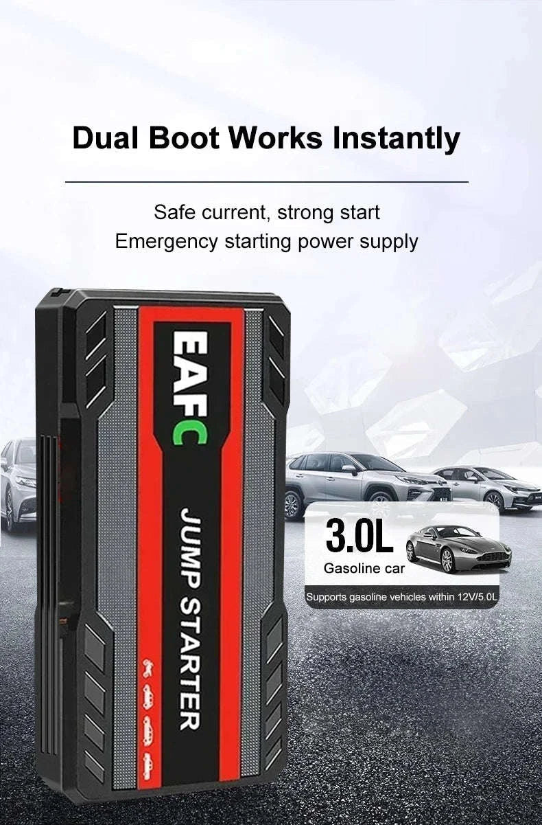 Car Jump Starter 1200A Portable Power Bank-600A black 1 / spain