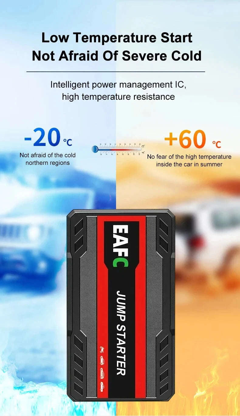 Car Jump Starter 1200A Portable Power Bank-600A black 1 / spain