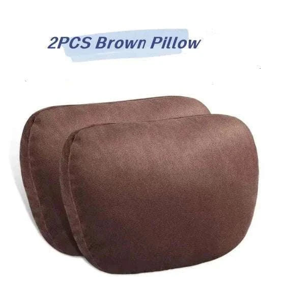 Car Neck Pillow for Comfortable Head and Neck Support-Brown Pillow