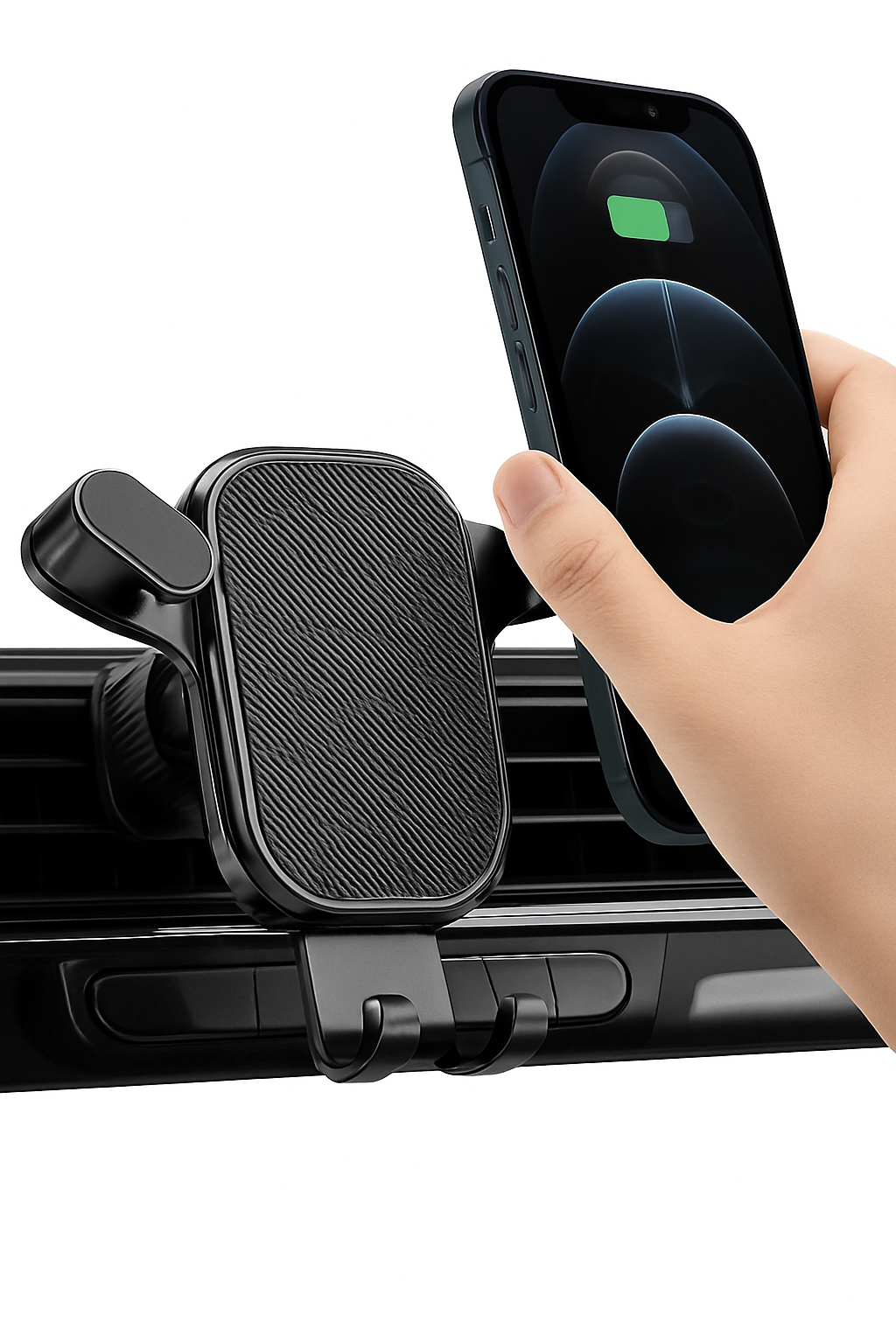 Car Air Vent Clip Phone Holder for 4.7-6.7 Inch Devices