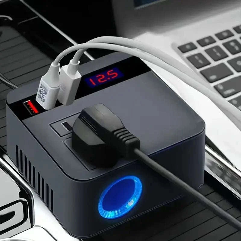 Car Power Inverter 12V/24V to 110V/220V with LED Display-Inverter