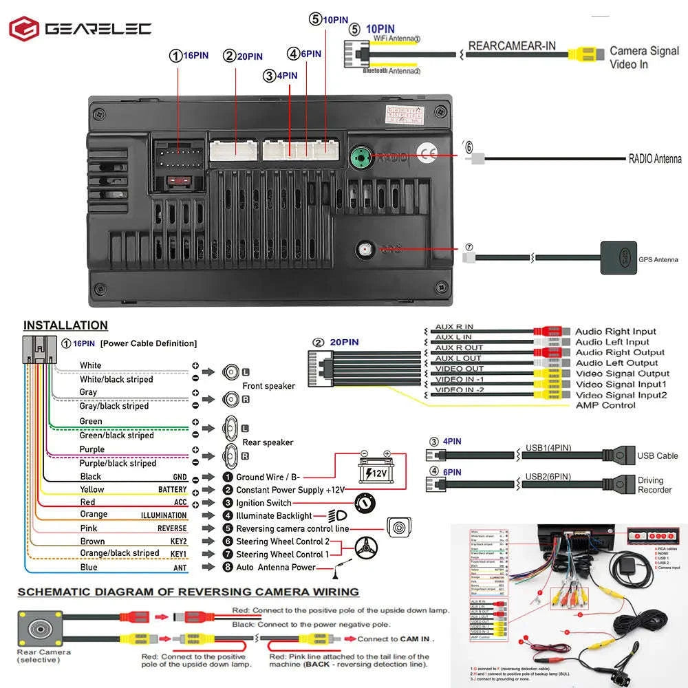Car Radio 2 Din Multimedia Video Player with CarPlay & Android Auto-7-2-64G-Carplay / france