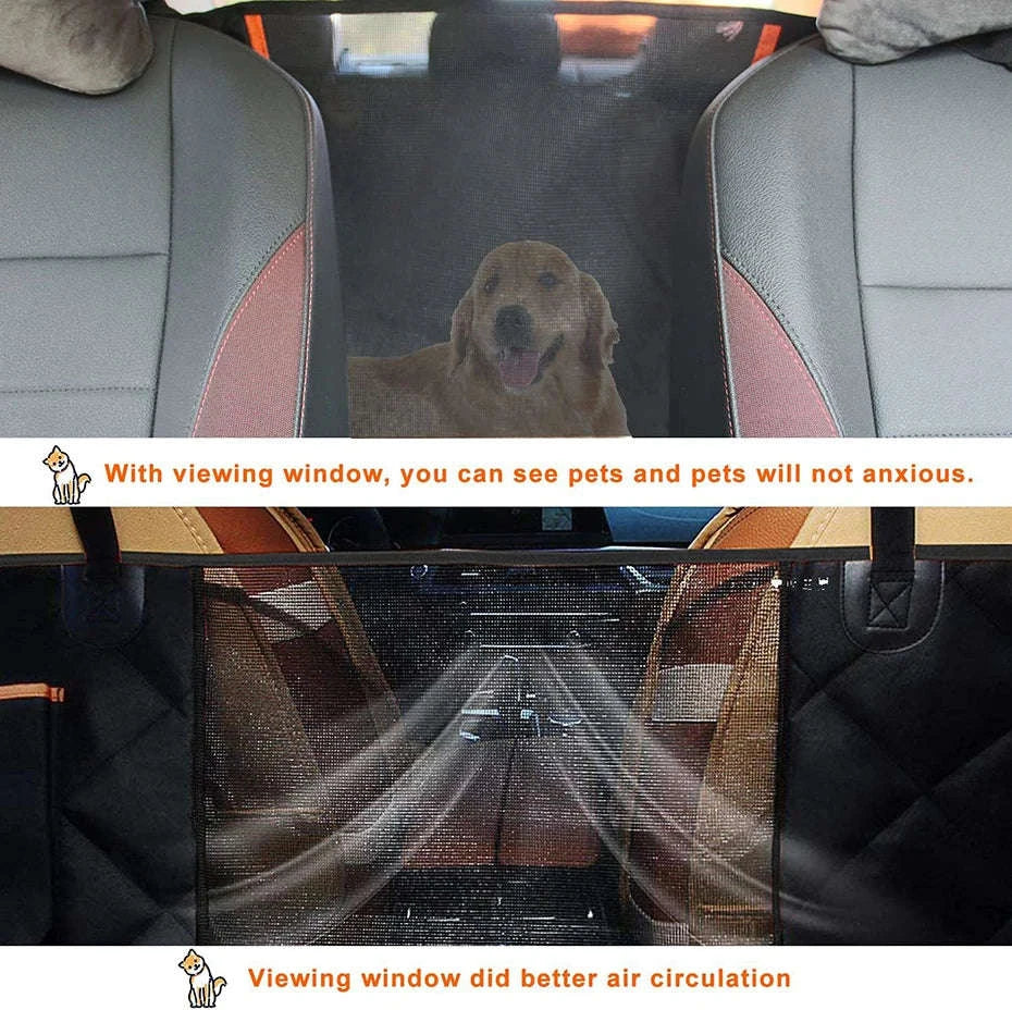 Car Rear Seat Cover for Dog Waterproof Oxford Cloth Seat Protector-1 pc