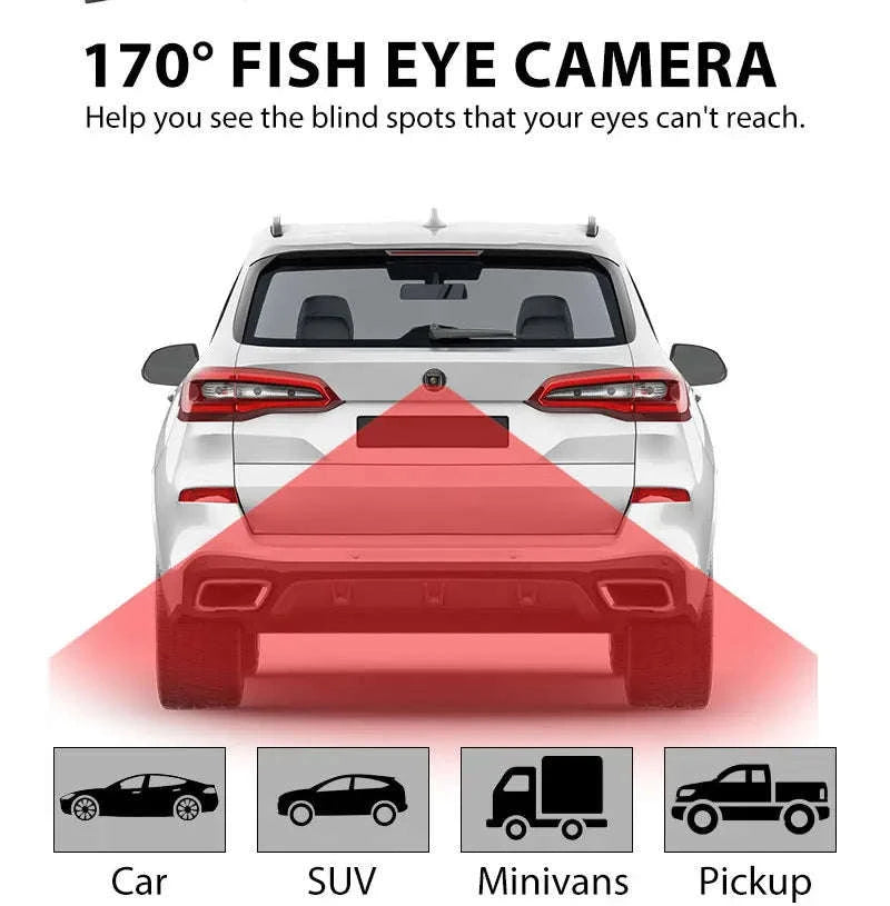 Car Rear View Camera 1080P Wide Angle Night Vision-017-SR-CVBS-1080P / 12 V