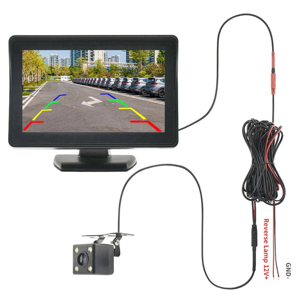 Car Rear View Camera with 4.3-Inch LCD Monitor-New model 1