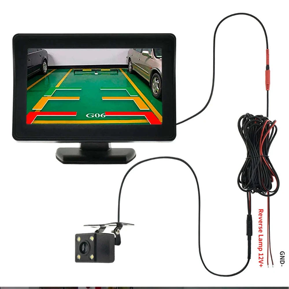 Car Rear View Camera with 4.3-Inch LCD Monitor-New model 1
