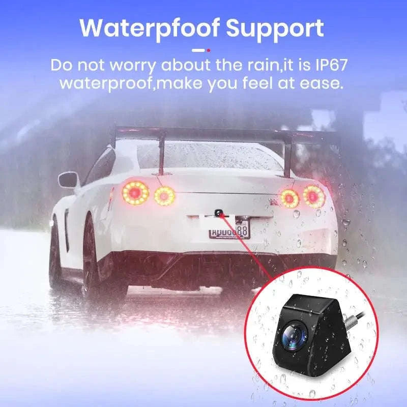 Car Rearview Camera AHD 720P Waterproof 140° Wide-Angle Reverse Backup Parking Camera-HS21 1080P / Poland