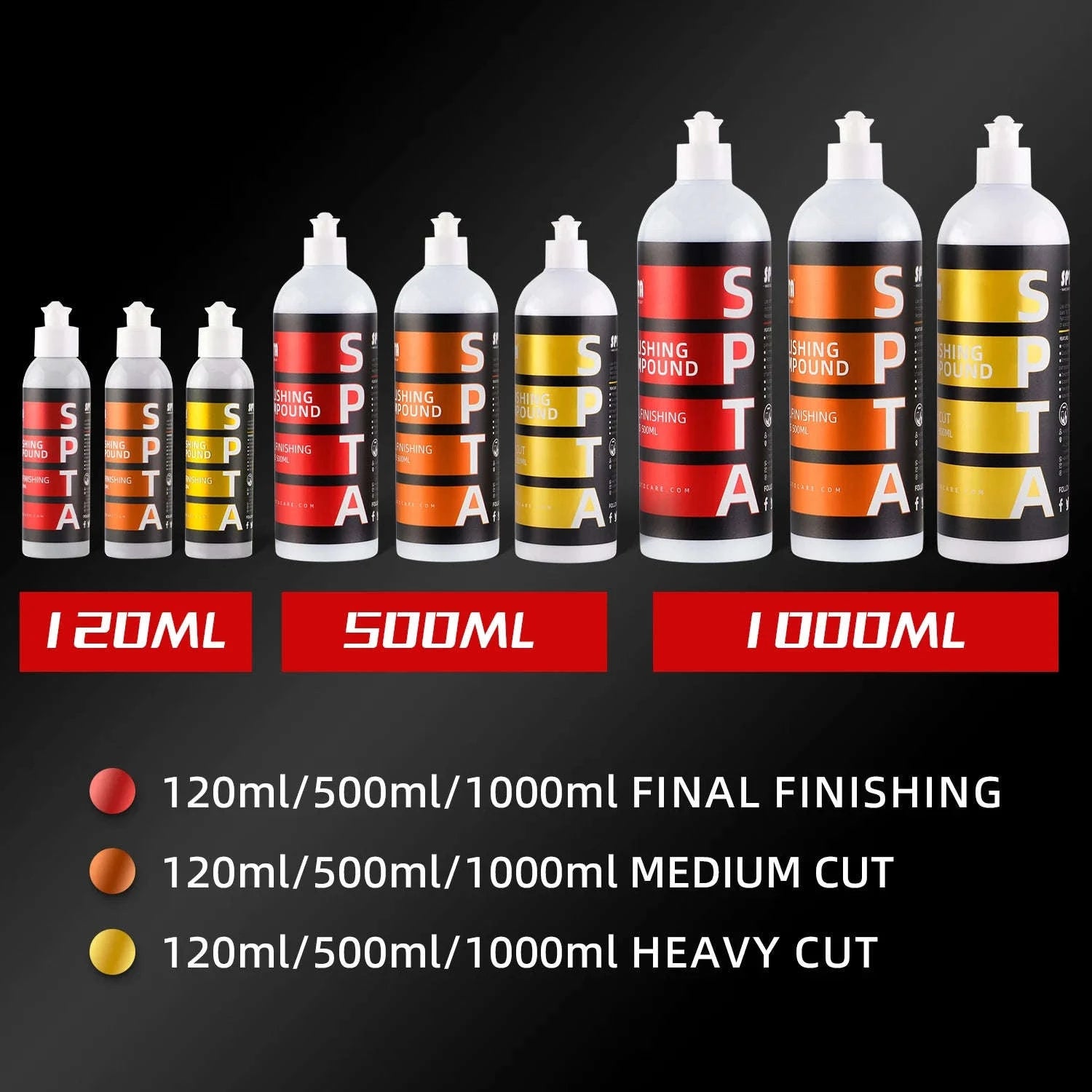 Car Scratch Remover Polishing Wax & Paint Care Compound-120ML Heavy Cut / CN