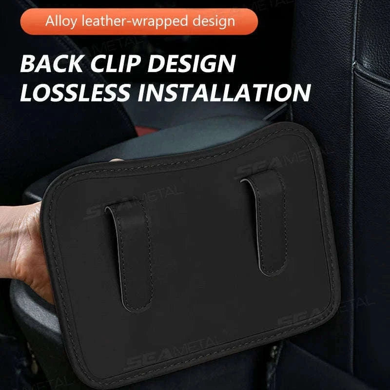 Car Seat Back Organizer with Cup Holder-Red-Large