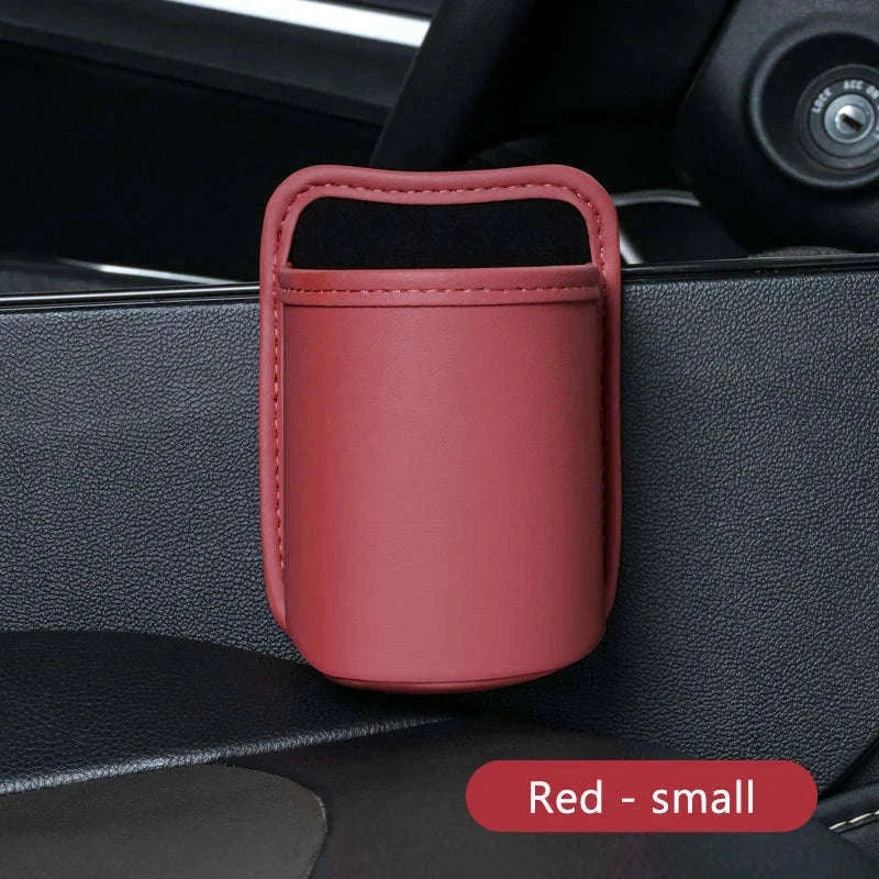 Car Seat Back Organizer with Cup Holder-Red-Large