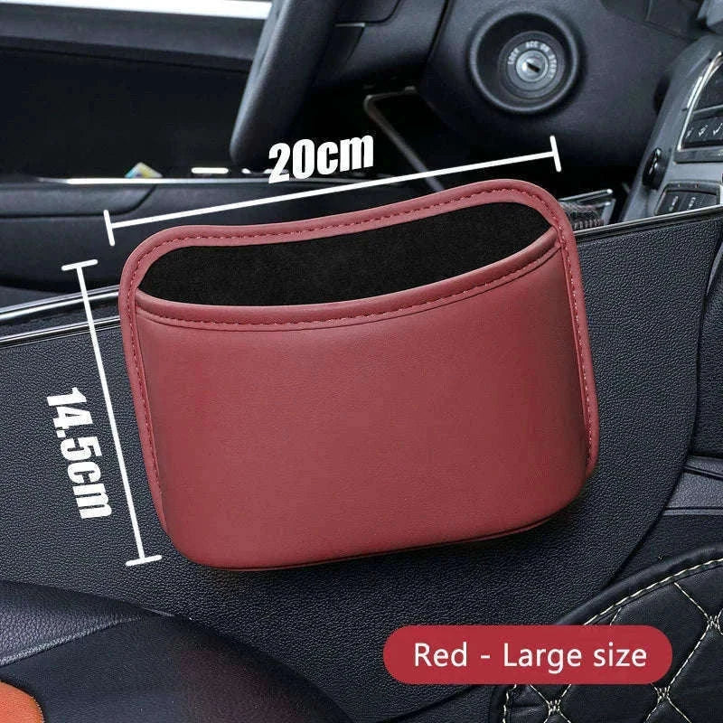 Car Seat Back Organizer with Cup Holder-Red-Large