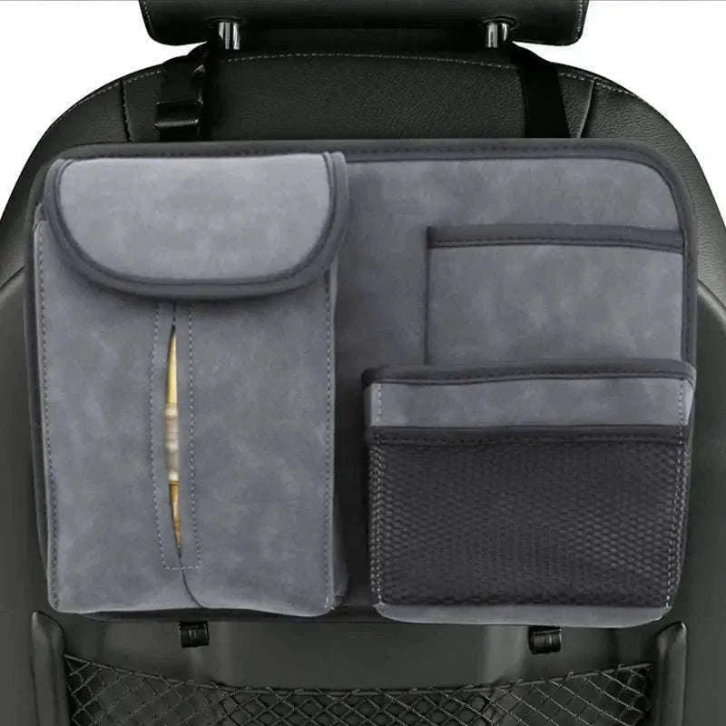 Car Seat Back Organizer with Multi-Pocket Storage-Brown 1 PC