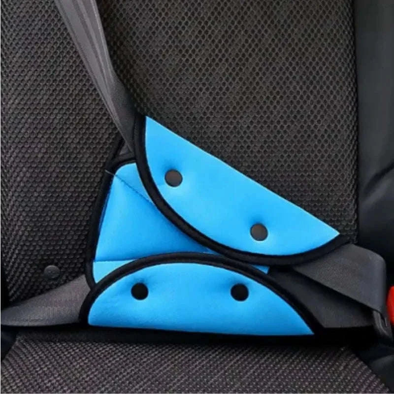 Car Seat Belt Adjuster for Kids Triangle Positioner-Red