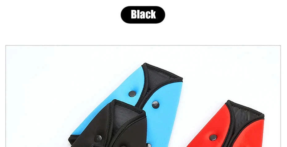 Car Seat Belt Adjuster for Kids Triangle Positioner-Red
