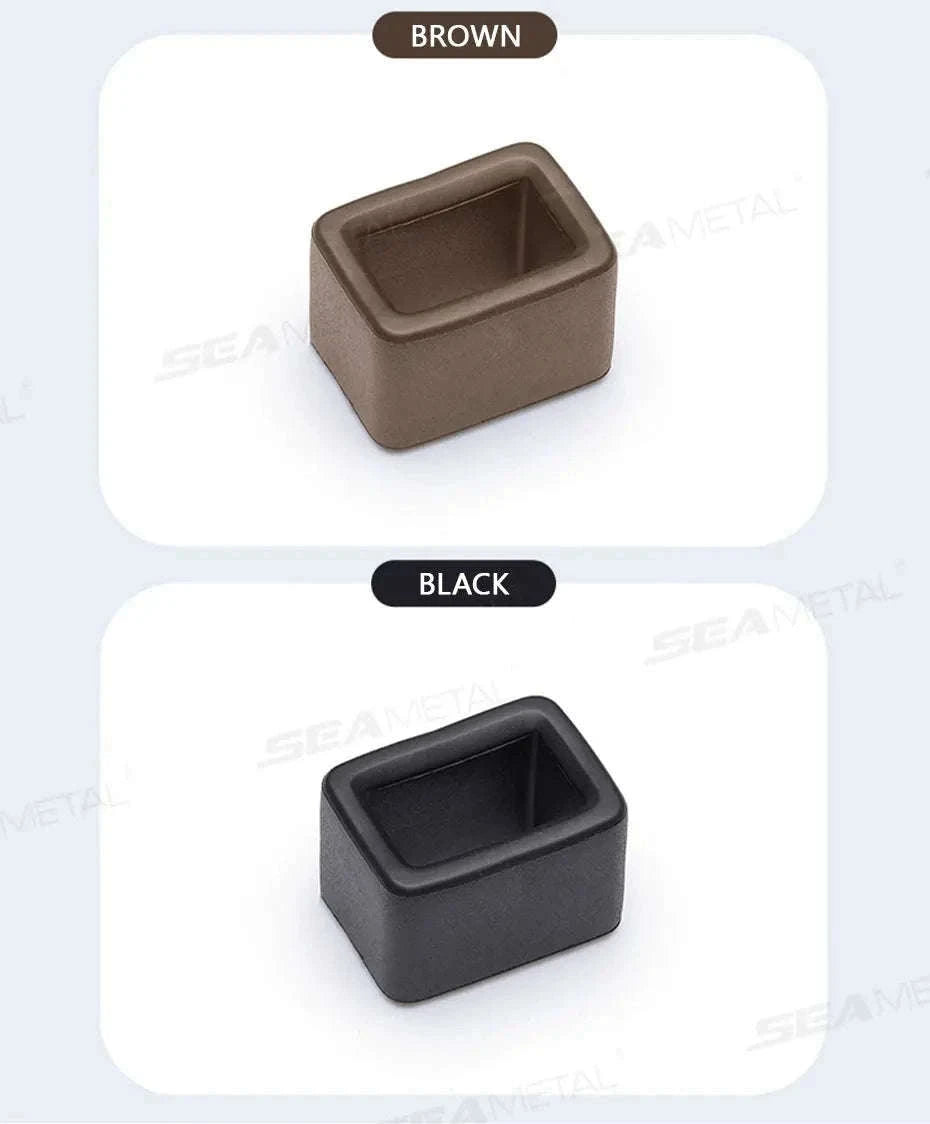 Car Seat Belt Buckle Cover Anti-Scratch Protector-Black 1pc