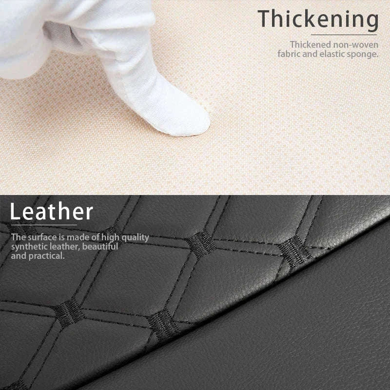Car Seat Cover PU Leather Universal Fit-Front Seat 1pc