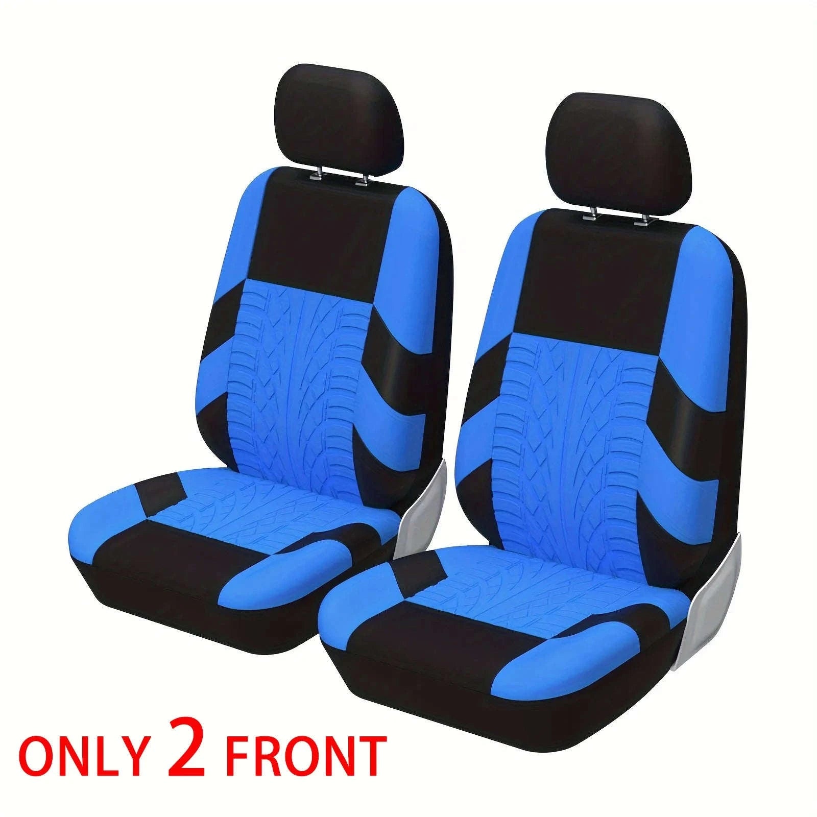 Car Seat Covers Full Set for Cars, SUVs, and Vans-Y33376-BLACK