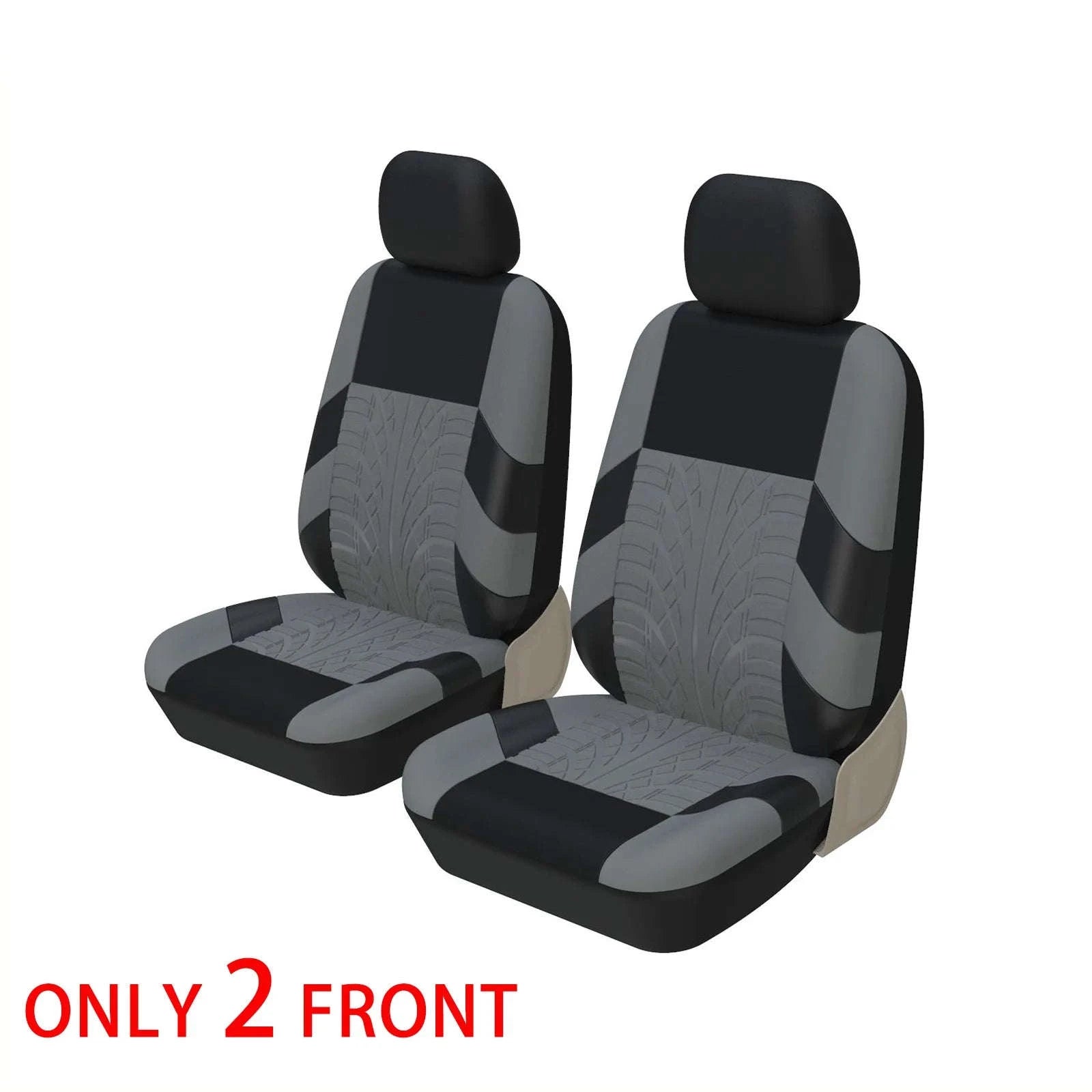 Car Seat Covers Full Set for Cars, SUVs, and Vans-Y33376-BLACK