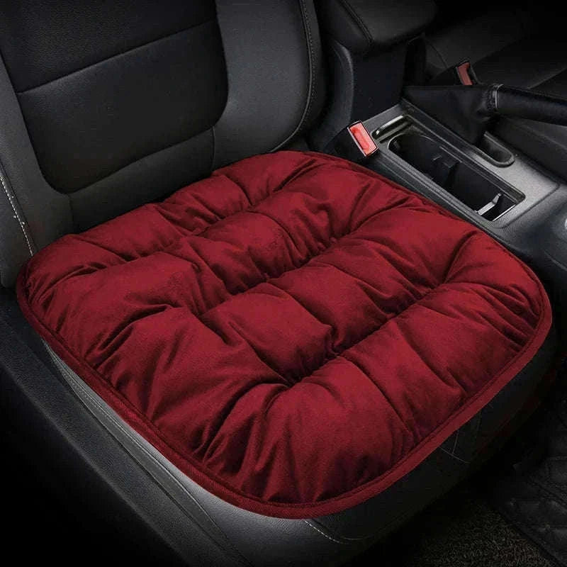 Car Seat Cushion Seat Cover Full Set for Winter Comfort-3PCS Grey