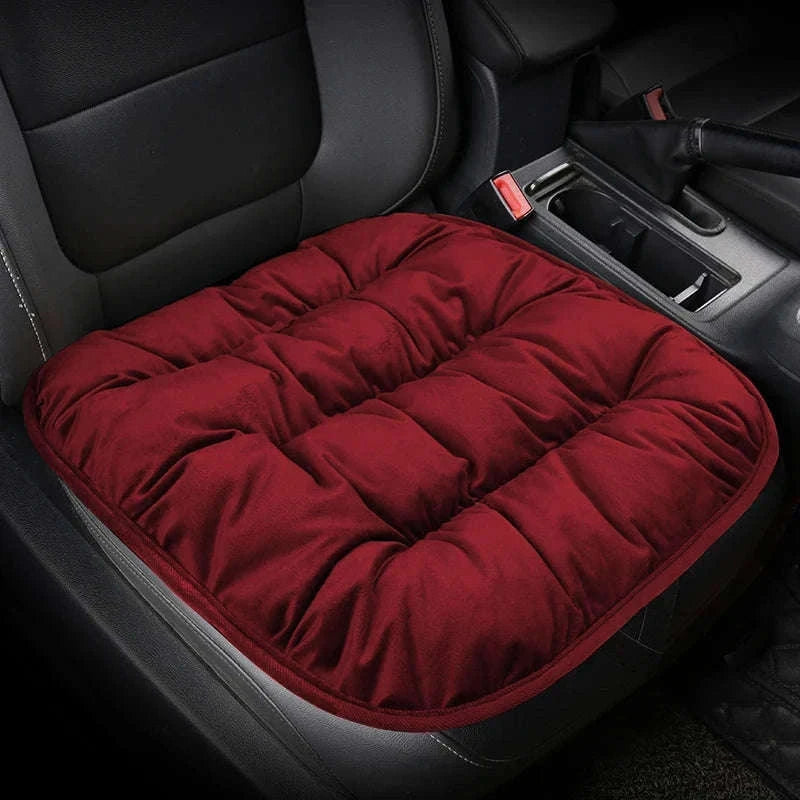 Car Seat Cushion Seat Cover Full Set for Winter Comfort-3PCS Grey