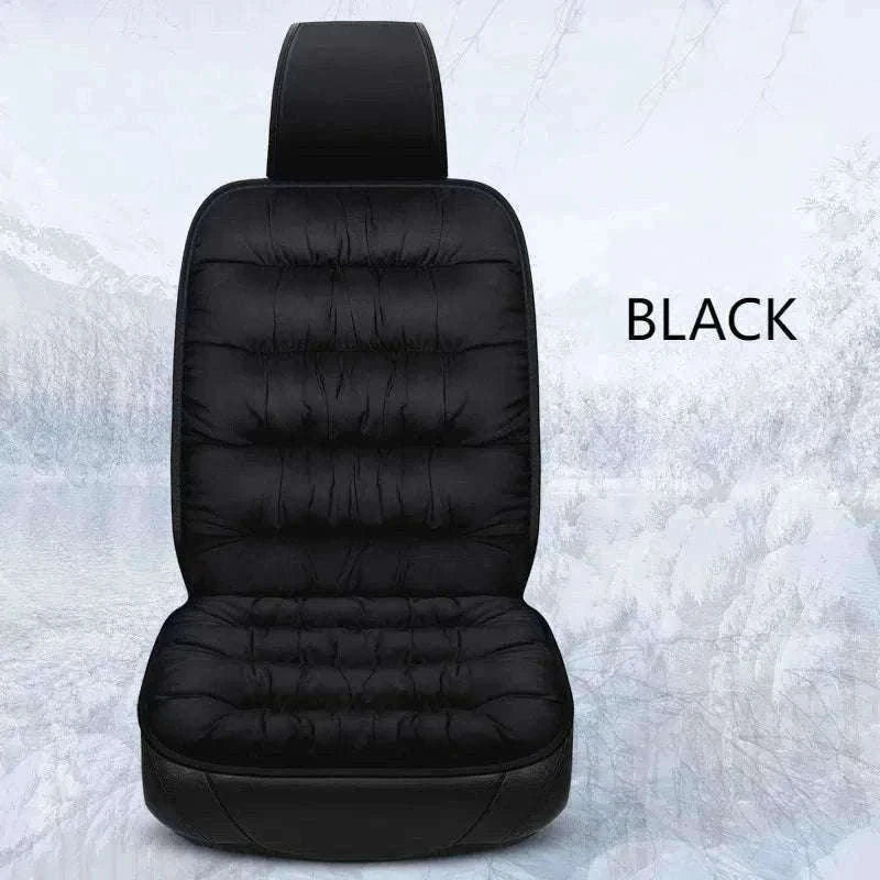 Car Seat Cushion Seat Cover Full Set for Winter Comfort-3PCS Grey