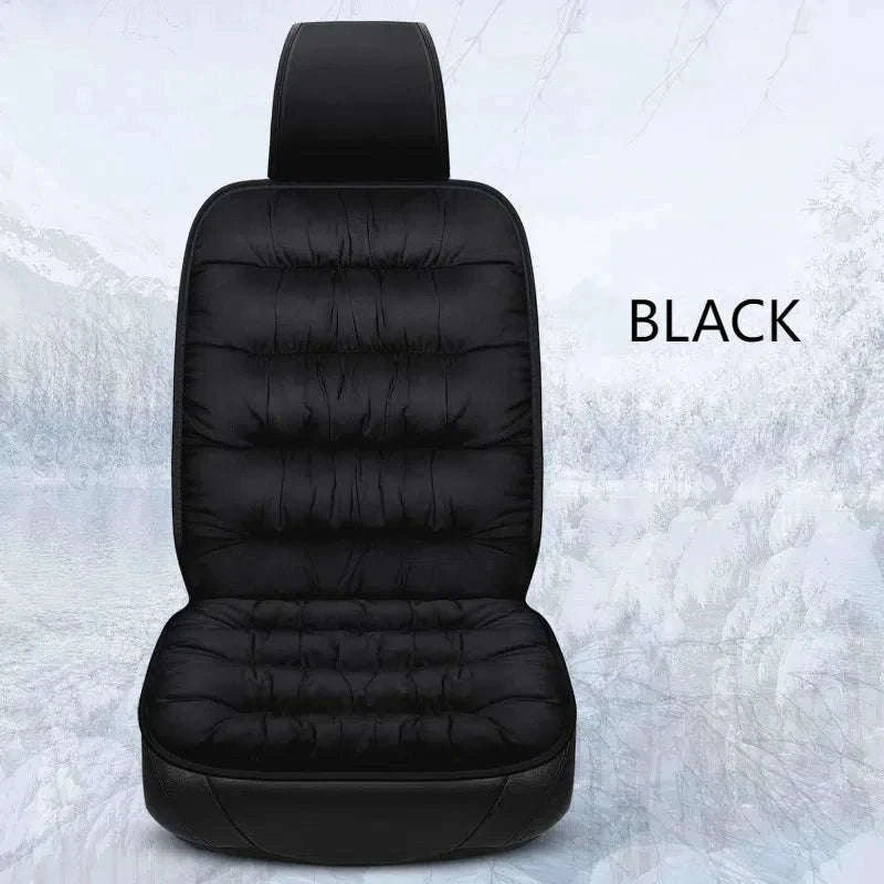 Car Seat Cushion Seat Cover Full Set for Winter Comfort-3PCS Grey