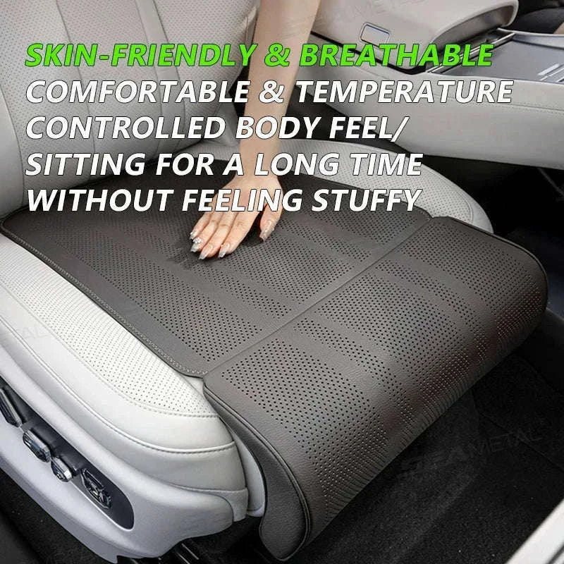 Car Seat Cushion with Leg Support-Beige