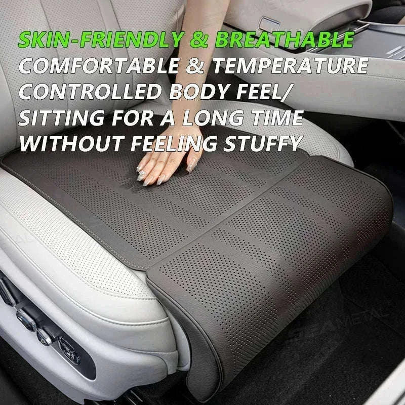 Car Seat Cushion with Leg Support-Beige