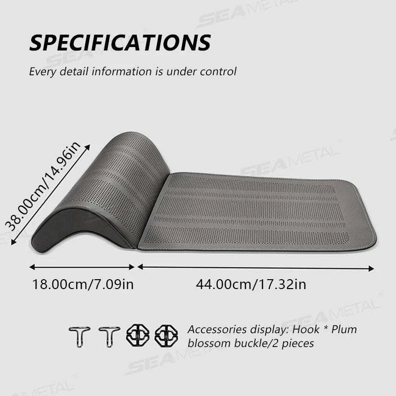Car Seat Cushion with Leg Support-Beige