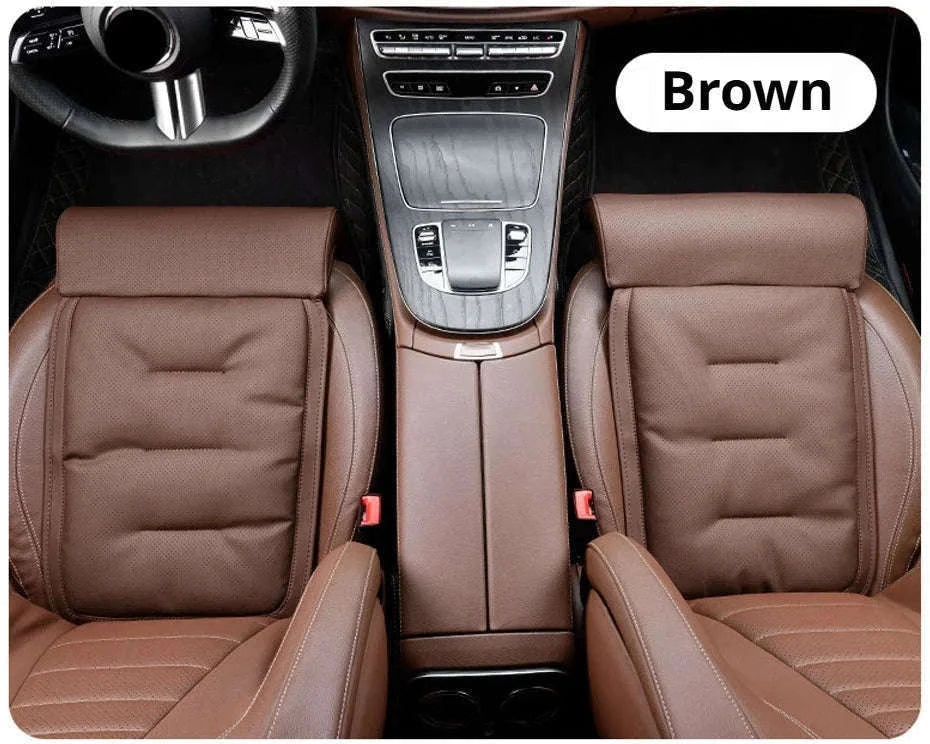 Car Seat Cushion with Leg Support, Breathable Seat Extender, Anti-Slip Seat Protection Cover-Red 1pc