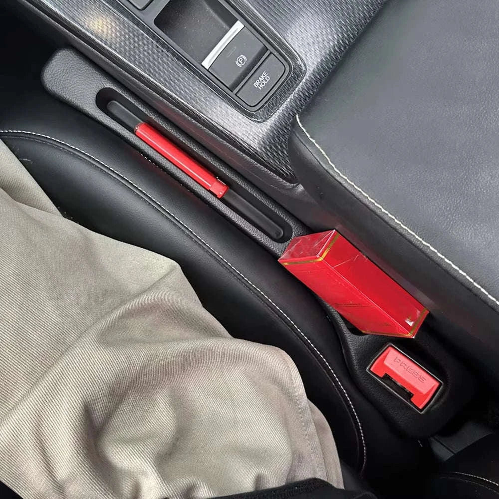 Car Seat Gap Filler with Phone & Wallet Holder Organizer-United States / 2PCS Black
