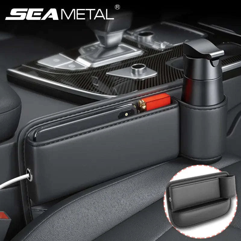 Car Seat Gap Organizer with Cup Holder-for Main seat
