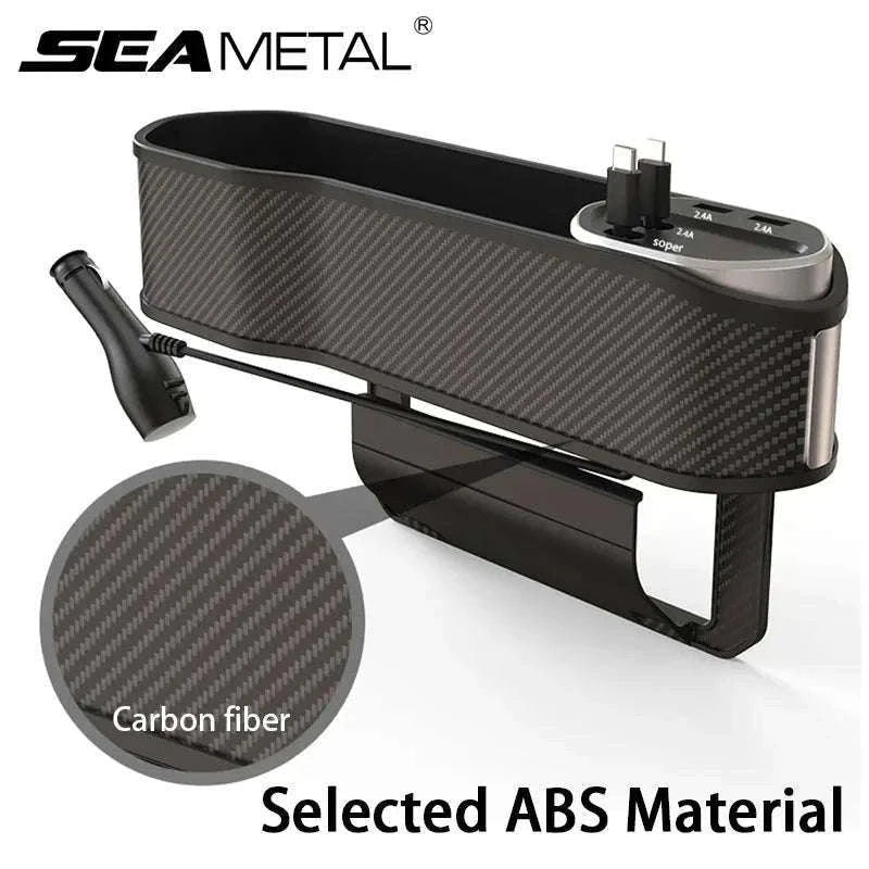 Car Seat Gap Organizer with Wireless Charging and Storage Box-Ordinary Type