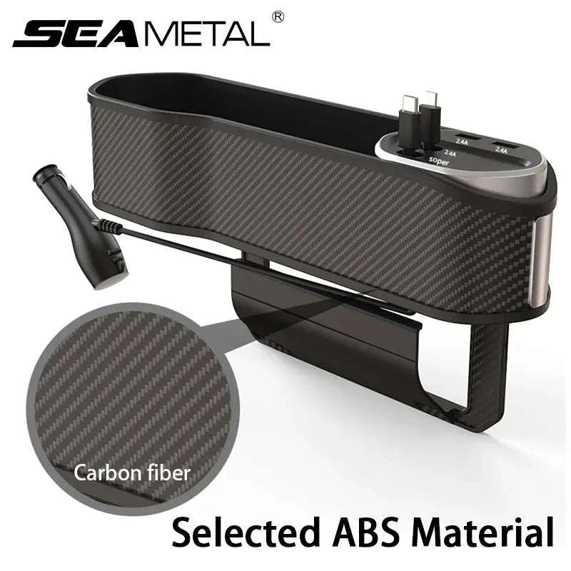 Car Seat Gap Organizer with Wireless Charging and Storage Box-Ordinary Type