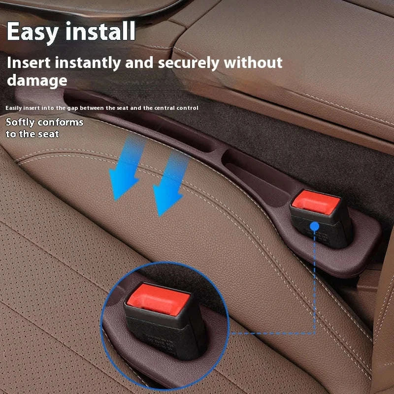 Car Seat Gap Plug and Multi‑Functional Storage Box-Red / China Mainland