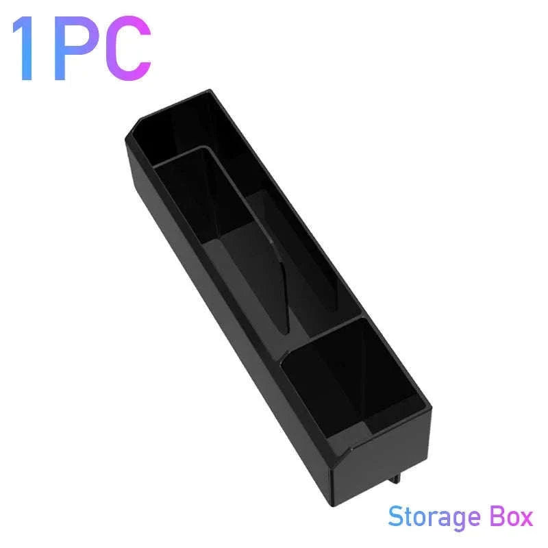Car Seat Gap Storage Box with Charging Cable and Dual USB Ports-3 cables x 1pc