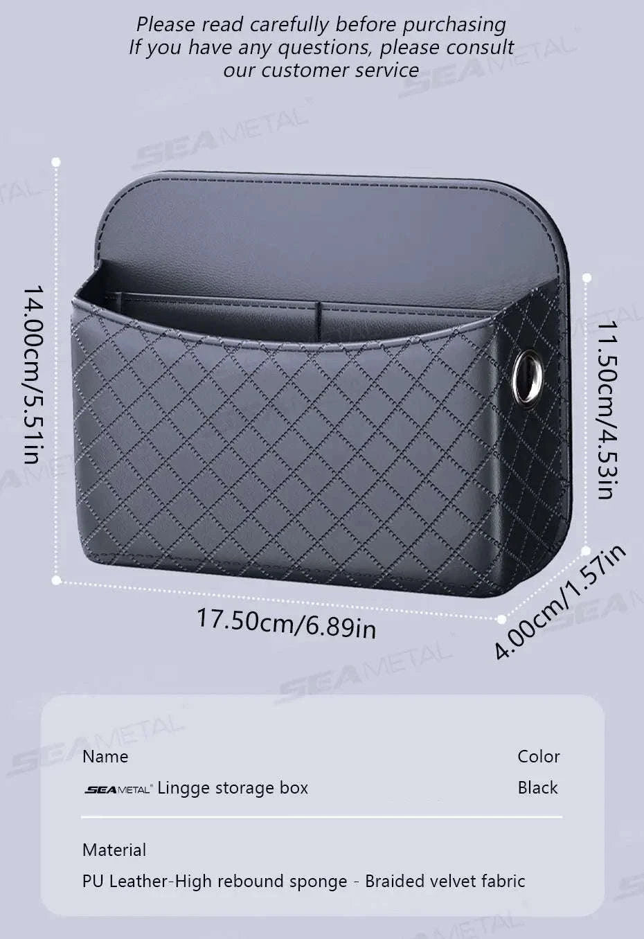 Car Seat Side Storage Bag Organizer-1 pc