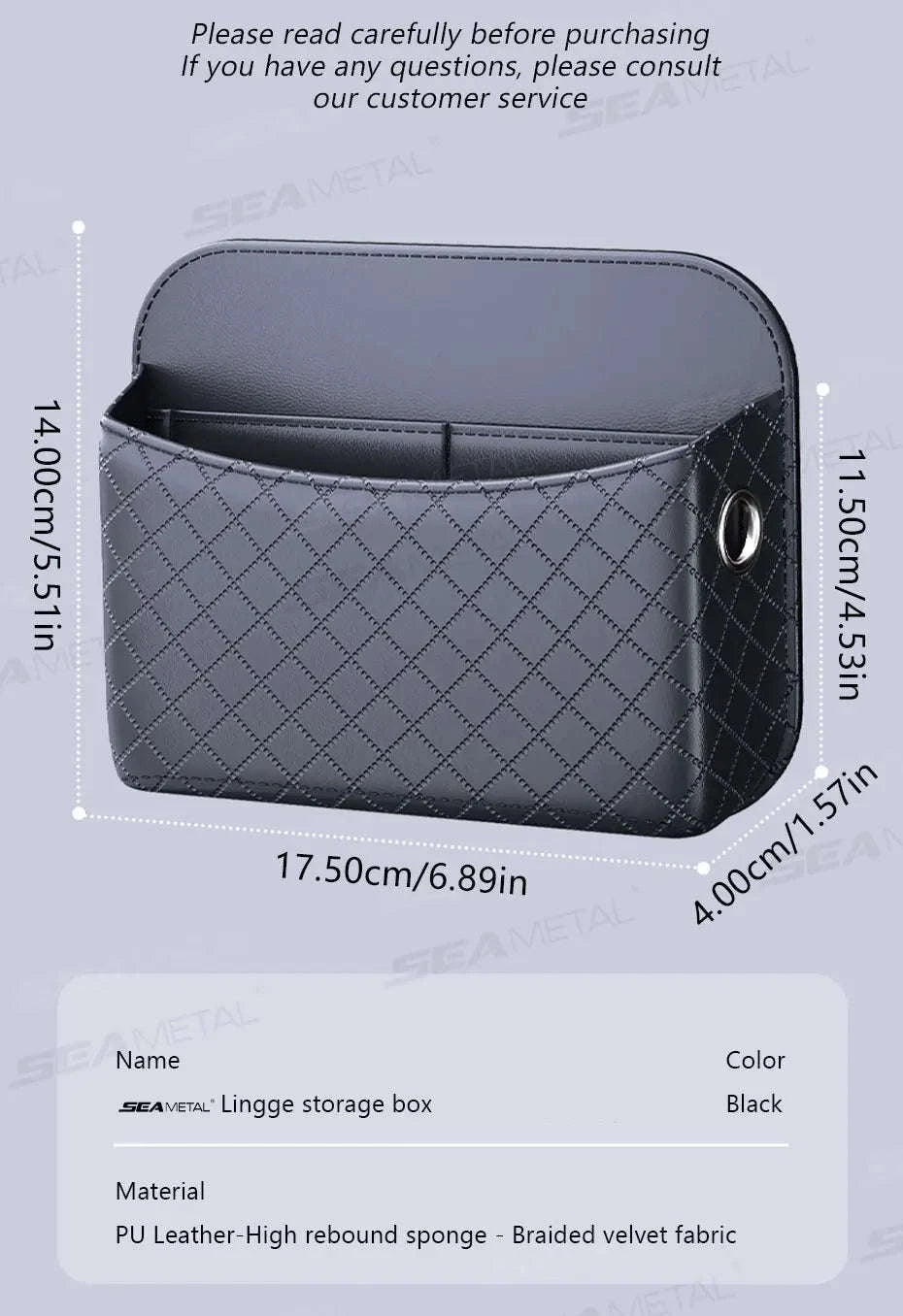 Car Seat Side Storage Bag Organizer-1 pc
