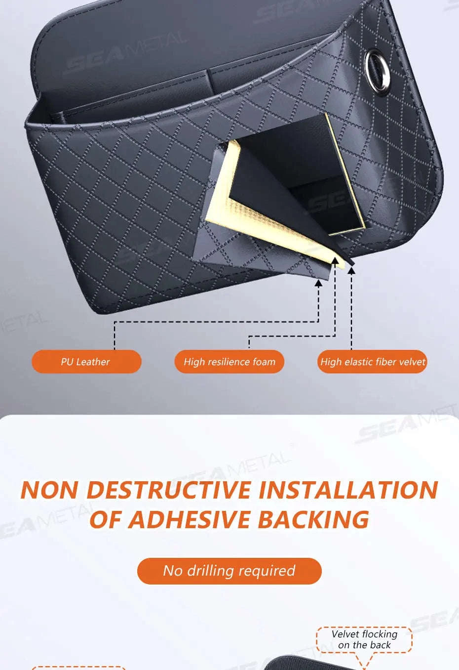 Car Seat Side Storage Bag Organizer-1 pc