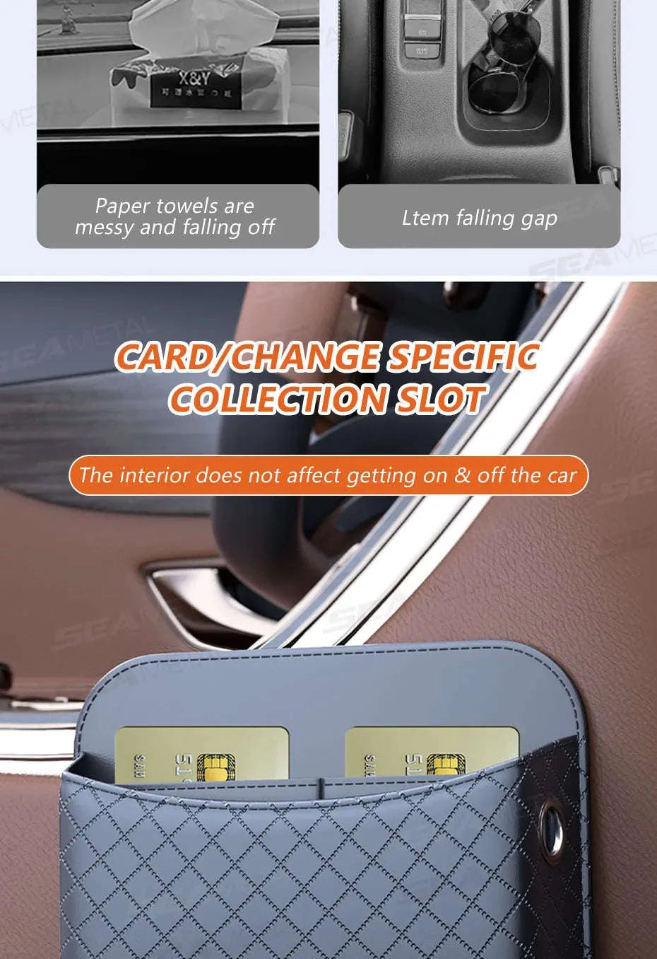 Car Seat Side Storage Bag Organizer-1 pc