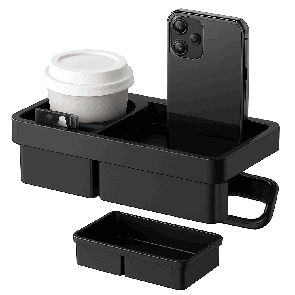 Car Side Door Organizer with Cup and Phone Holder-1pc